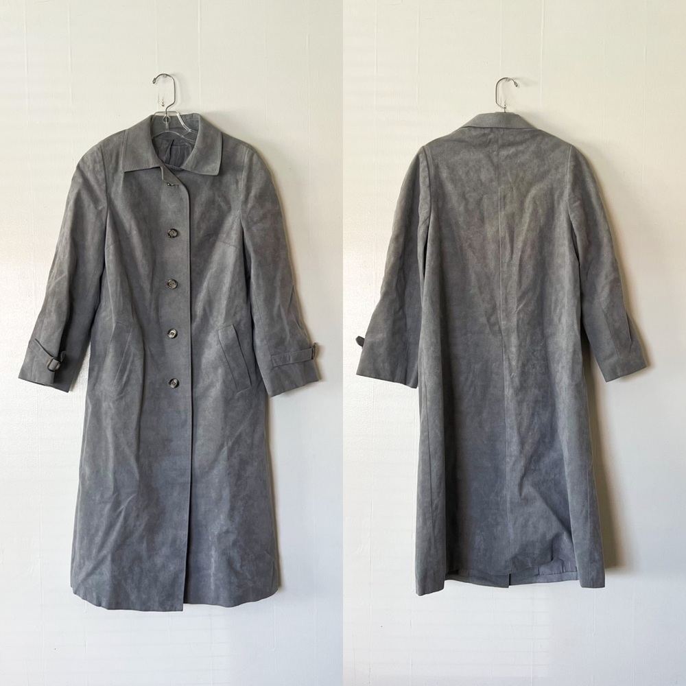 VINTAGE Grazil Spezial Leather Trench Coat